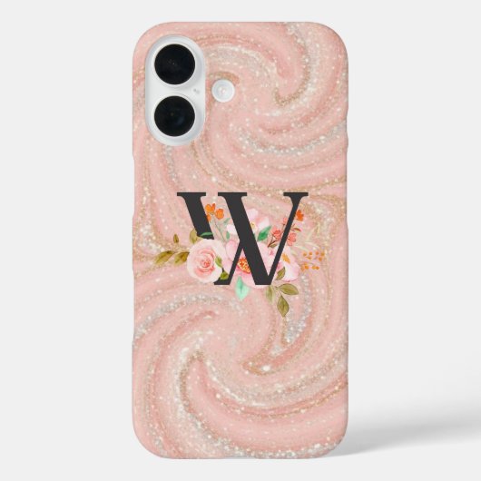 Letter W Case-Mate iPhone Case (Achterkant)