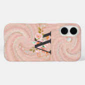 Letter W Case-Mate iPhone Case (Achterkant (horizontaal))