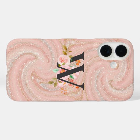 Letter W Case-Mate iPhone Case (Achterkant (horizontaal))