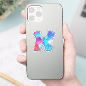 Letter W -  Color Mix Sticker (Telefoon)