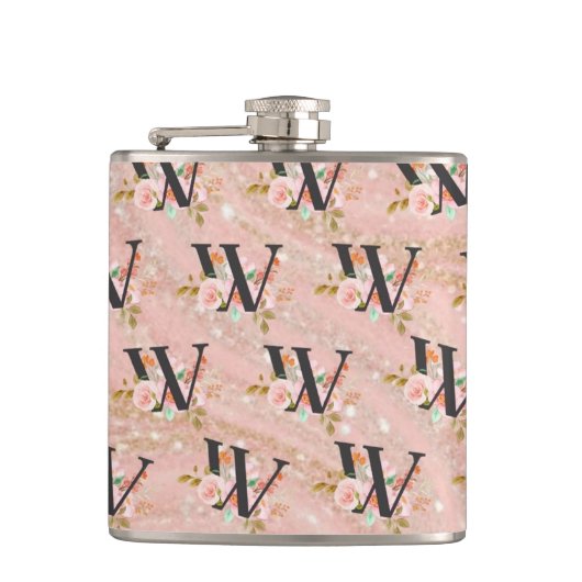 Letter W Heupfles (Voorkant)