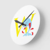 Letter W Initiaal klok (Hoek)