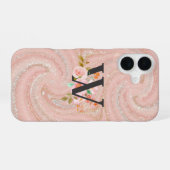 Letter W iPhone 16 Hoesje (Achterkant horizontaal)