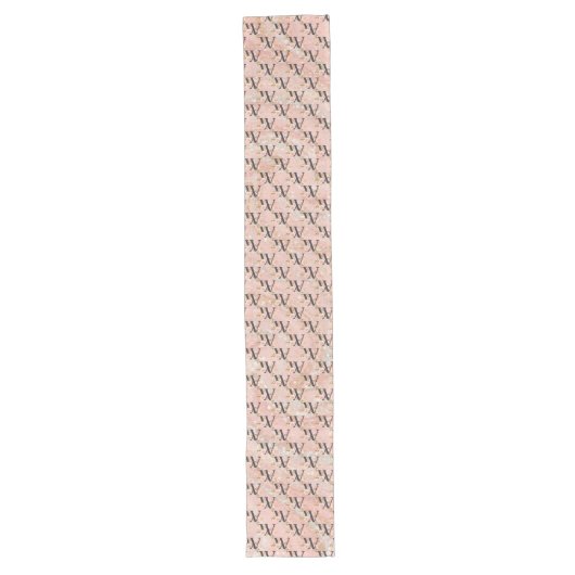 Letter W Lange Tafelloper (Voorkant)