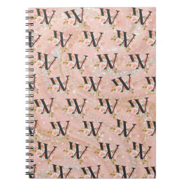 Letter W Notitieboek