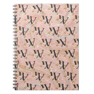 Letter W Notitieboek