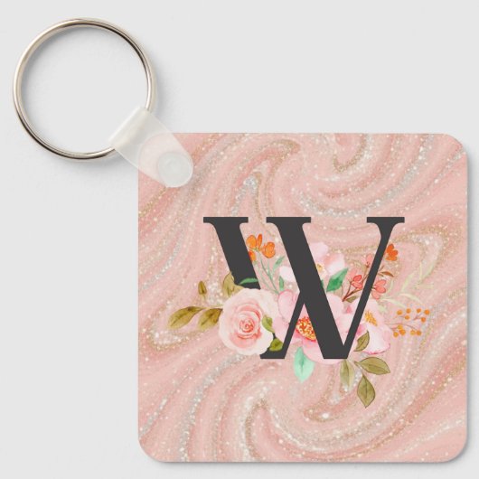 Letter W Sleutelhanger (Voorkant)