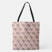 Letter W Tote Bag (Voorkant)