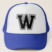 Letter "W" Trucker Pet (Voorkant)