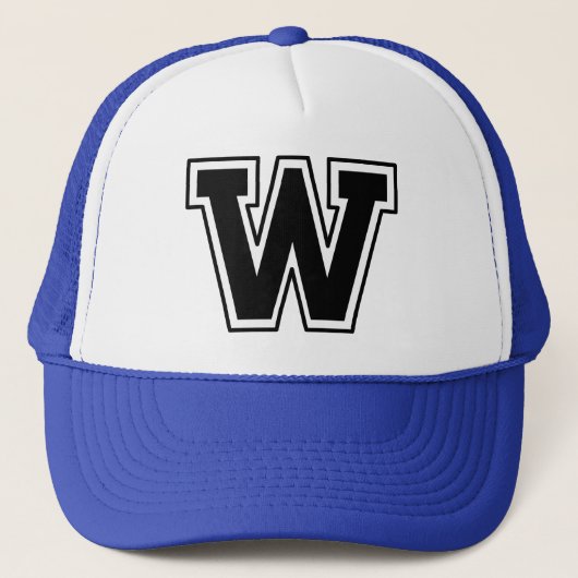 Letter "W" Trucker Pet (Voorkant)