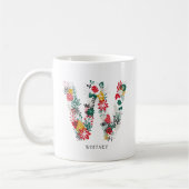 letter W | Whimsical Floral Letter Monogram I Mok (Links)