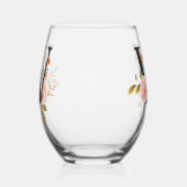 Letter W Wijnglas Zonder Voet (Rechts)
