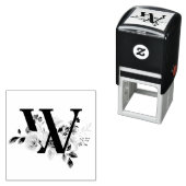 Letter W Zelfinktende Stempel (In situ)