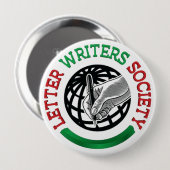 Letter Writers Society Button (Voorkant /achterkant)