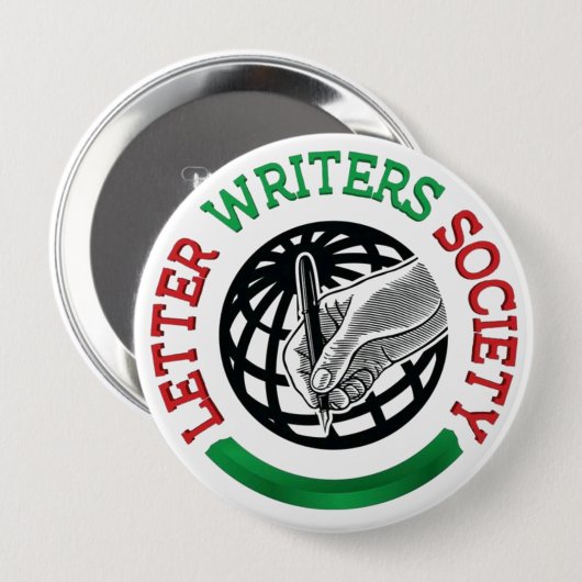 Letter Writers Society Button (Voorkant /achterkant)