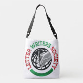 Letter Writers Society Crossbody Canvas tas (Achterkant)