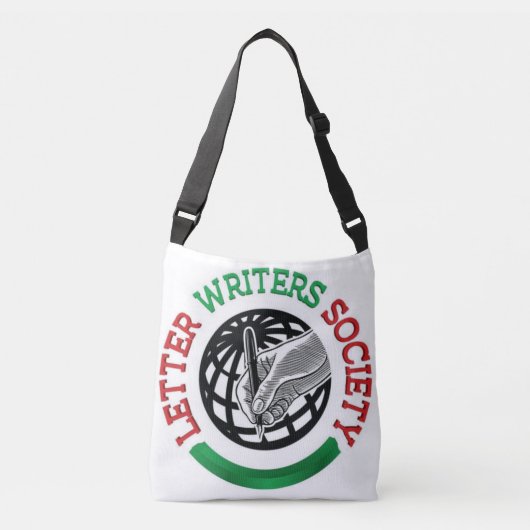 Letter Writers Society Crossbody Canvas tas (Voorkant)
