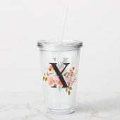 Letter X Acryl Drinkbeker (Achterkant)