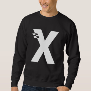 Letter X Alphabet Initiaal Monogram Trui