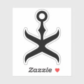 Letter X Anker Monogram Sticker (Vel)