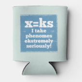 Letter X-fenomeen is geluidsfonica Blikjeskoeler (Voorkant)