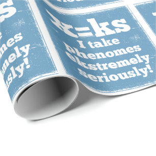 Letter X-fenomeen is geluidsfonica Cadeaupapier