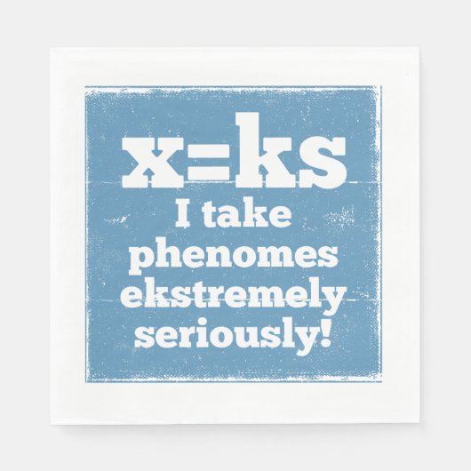 Letter X-fenomeen is geluidsfonica Servet (Voorkant)