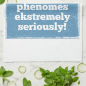 Letter X-fenomeen is geluidsfonica Theedoek (Gevouwen)