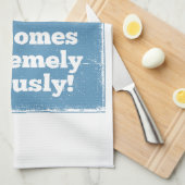 Letter X-fenomeen is geluidsfonica Theedoek (Quarter Fold)