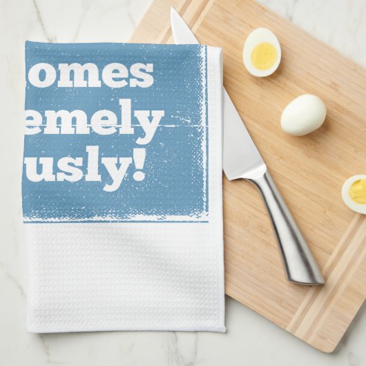 Letter X-fenomeen is geluidsfonica Theedoek (Quarter Fold)