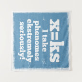 Letter X-fenomeen is geluidsfonica Wandkleed (Voorkant (horizontaal))