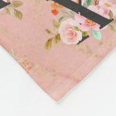 Letter X Fleece Deken (Hoek)