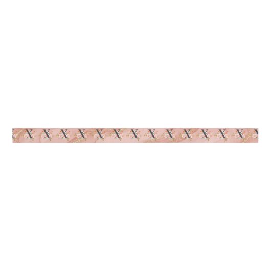 Letter X Grosgrain Lint (Voorkant)
