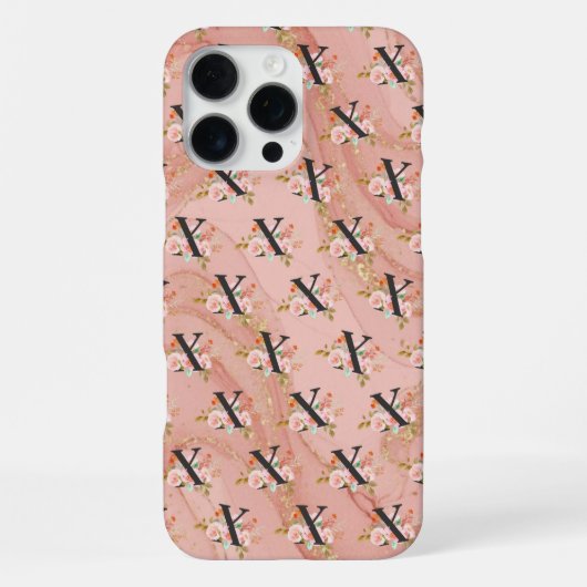 Letter X iPhone Hoesje (Achterkant)