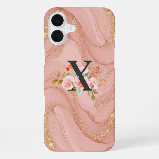 Letter X iPhone Hoesje (Achterkant)