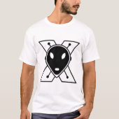 Letter X met Alion gezicht T-shirt (Voorkant)
