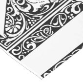 Letter X Middeleeuws Monogram Art Nouveau Korte Tafelloper (Hoek)