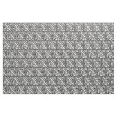 Letter X Middeleeuws Monogram Art Nouveau Stof (Yard (91,4 cm))