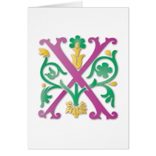 Letter X Monogram (Voorkant)