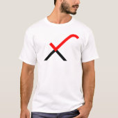 Letter X Monogram Vinkje T-shirt (Voorkant)