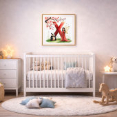 Letter X Panda Fee Poster - Chinees Alfabet Kunst