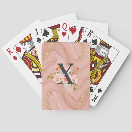 Letter X Pokerkaarten (Achterkant)