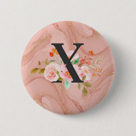 Letter X Ronde Button 5,7 Cm
