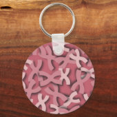 Letter X Roze Sleutelhanger (Voorkant)