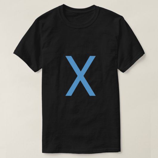 Letter X T-shirt (Design voorkant)
