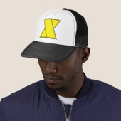 letter x trucker pet (In situ)