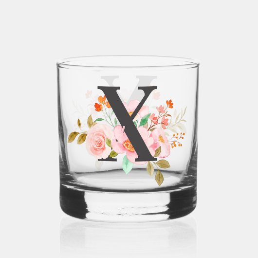 Letter X Whisky Glas (Voorkant)
