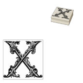 Letter X Wood Art Rubber Stamp Rubberstempel (Gestempeld)