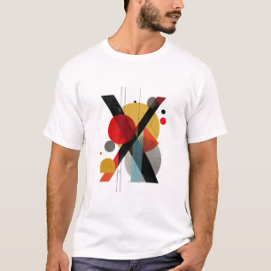 Letter X – Zwitsers-modern geometrisch monogram T-shirt