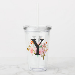 Letter Y Acryl Drinkbeker